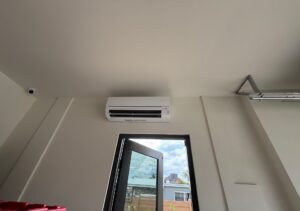 Mini split air handler in a nice home in palm beach gardens