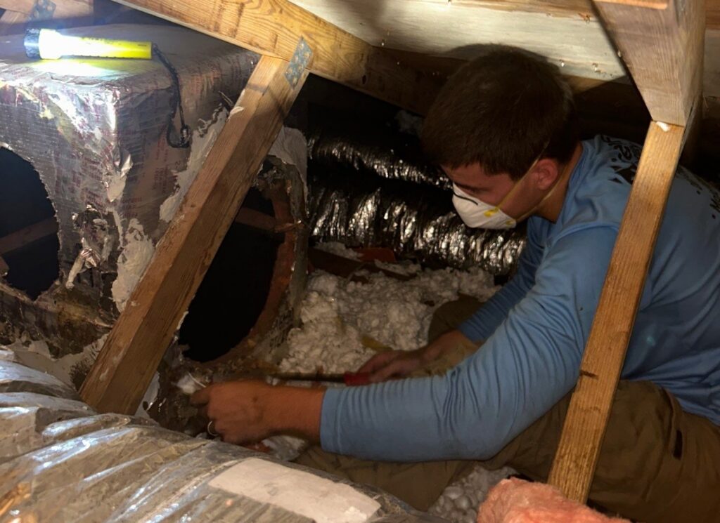 duct system removal
