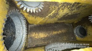 mold growth in splitter box in the attic